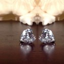 earrings crystal hearts mini